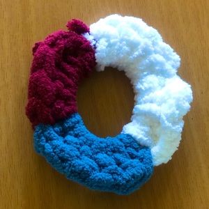 American flag scrunchies